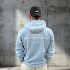Sky Blue Hoodie – Vivex | Bæredygtig Unisex Hættetrøje i Regular Fit